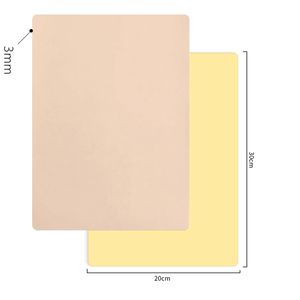 Almohadilla de Práctica de Piel de 3 mm de Grosor, 20*30 cm, Silicona <span class=keywords><strong>Real</strong></span>, Elástica, Herramienta de Entrenamiento de Alta Calidad para Artistas Principiantes de Maquillaje Permanente - Product Image 1
