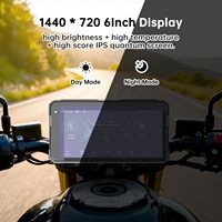 Pantalla Carplay Android Auto Portatil Écran De Pour Dvr Camera Accessoires Motos 6 Pouces Pression des Pneus avec Tpms pour apple