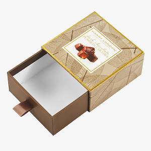 Customized Logo <b>Empty</b> Drawer Rigid Chocolate Packaging <b>Gift</b> <b>Box</b> - Product Image 3