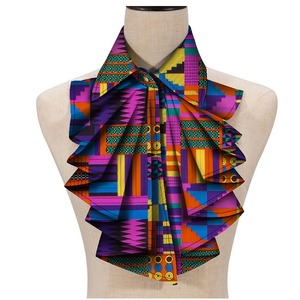 Corbata de Lazo con Estampado Africano a Rayas de Moda, Unisex, con Correa Ajustable, Ecológica - Product Image 5