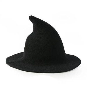 Sombreros <span class=keywords><strong>de</strong></span> <span class=keywords><strong>bruja</strong></span> <span class=keywords><strong>para</strong></span> mujer, gorro <span class=keywords><strong>de</strong></span> ala <span class=keywords><strong>grande</strong></span> <span class=keywords><strong>de</strong></span> lana, gorro <span class=keywords><strong>de</strong></span> punto, sombrero <span class=keywords><strong>de</strong></span> <span class=keywords><strong>bruja</strong></span> moderno, <span class=keywords><strong>disfraz</strong></span> <span class=keywords><strong>de</strong></span> cosplay <span class=keywords><strong>de</strong></span> lana - Product Image 1