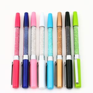 Bolígrafo Publicitario de Metal Color Oro Rosa con Cristal de Diamante, Tinta Azul de 0.5mm, para Fines Promocionales - Product Image 2