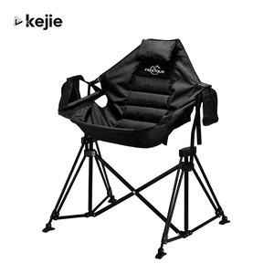 Silla Mecedora Plegable Kejie de Acero y Tela de Poliéster 600D para Niños, para Uso en Exteriores, Camping y Playa, Diseño Moderno, Capacidad de 300 LBS - Product Image 1