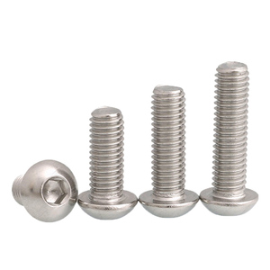 Iso7380 Oxit Màu Đen Thép Không Gỉ A2-70 A4-80 Hình Lục Giác Ổ Cắm Nút Đầu Máy Vít M3-M20 Metric - Product Image 1