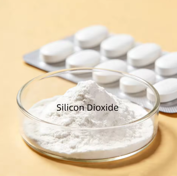 Food Grade Food Additives E551 Silicon Dioxide White Oxide Powder FCC Compliant Anti-Caking Agent 90%+ Purity JULYHEALTH Brand