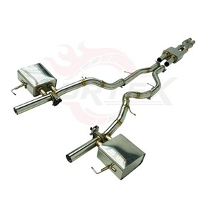 Système d'échappement Valvetronic en acier inoxydable Vortex pour Land Rover Range Rover Velar 3.0L avec silencieux à double boîte et tuyaux intermédiaires - Product Image 3