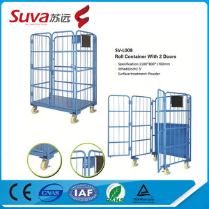 Contenedor de almacenamiento <span class=keywords><strong>grande</strong></span> rueda para transportar mercancías almacén jaulas - Product Image 5