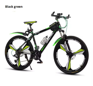 Bicicleta de Montaña Portátil para Niños, Acero con Alto Contenido de Carbono, <span class=keywords><strong>Horquilla</strong></span> de Suspensión Reforzada, Estabilidad, Doble Freno de Disco, <span class=keywords><strong>27</strong></span> Velocidades, Cuadro Totalmente Amortiguado - Product Image 3