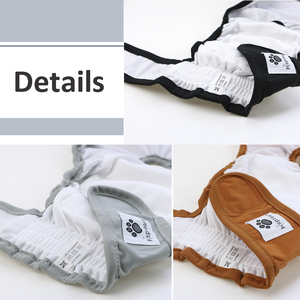 Couche imperméable douce pour animaux de compagnie chiot chien haute absorption femelle chien enveloppes ventre bande chien couches lavables réutilisables - Product Image 5