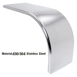 <span class=keywords><strong>Pino</strong></span> Offre Spéciale 35x24x80 pouces, demi-garde-boue lisse en acier inoxydable de calibre 14 - Product Image 3