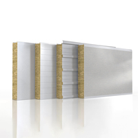 Panel Sandwich Aluminium Dua Sisi Tahan Lama 50/75/100/150/200mm Aplikasi Gudang Insulasi Suara Bersertifikasi CE