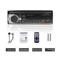 Lecteur MP3 de voiture, radio 1 Din 12V 24V, émetteur FM, port auxiliaire, stéréo Hi-Fi, télécommande, autoradio, tuner