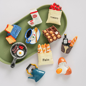 Nouveaux Aimants de Réfrigérateur 3D en Polyrésine Écologique et Durable 2026 – Délicieux Autocollants Magnétiques Alimentaires pour Frigo - Product Image 2