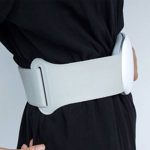 Ceinture élastique tissée de haute qualité avec boucle réglable en plastique et bande auto-agrippante, ceinture extensible douce - Product Image 4