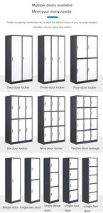 תיבת תא דלת יחיד באיכות גבוהה עבור טניס אחסון סקי עיצוב מודרני עבור משרד חיצוני בית הספר לסדנת ארונות - Product Image 4