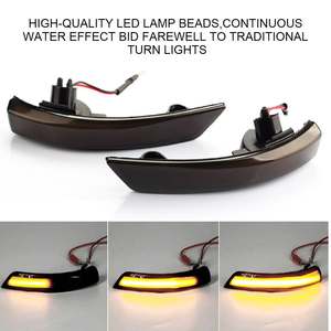 ไฟสัญญาณเลี้ยวแบบไดนามิก LED ไฟกระพริบด้านข้างสำหรับ <span class=keywords><strong>Ford</strong></span> Focus Mk2 Mk3ไฟแสดงสถานะกระจกมองหลังสำหรับ <span class=keywords><strong>Mondeo</strong></span> Mk4 - Product Image 2