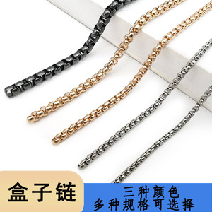 Collier à chaîne géométrique unisexe, bijoux Hip Hop pour hommes et femmes, accessoire cadeau - Product Image 2