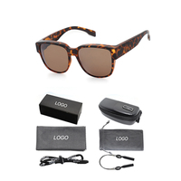 Lunettes de soleil classiques pour femme, style écaille de tortue, haute qualité, logo personnalisé, verres TAC UV400, monture légère et confortable en TR90