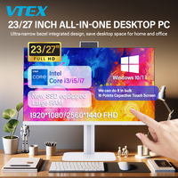 Computadora Todo en Uno de 23.8" y 27" con CPU I5-12400 Opcional, Cámara Emergente Táctil, Tipo-C, Altavoces Duales, con Retroiluminación