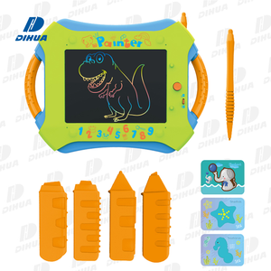Tavoletta LCD per Bambini, Lavagna Colorata per <span class=keywords><strong>Disegno</strong></span> e Scarabocchi con Funzione di Cancellazione a Un Tasto e Blocco Schermo, Portatile e Riutilizzabile - Product Image 2