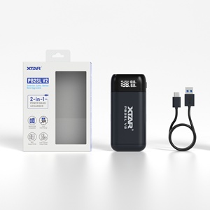 XTAR PB2SL V2 Power Bank portable DIY 18650 20700 21700 avec batterie remplaçable à <span class=keywords><strong>haute</strong></span> capacité pour une utilisation à domicile ou en voyage - Product Image 1