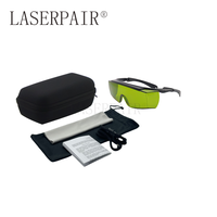 Lunettes de sécurité laser 200-460nm OD6+ 800-1095nm OD7+ Lunettes de protection oculaire laser pour la protection contre les lasers UV, diode bleue et à fibre optique
