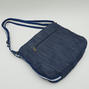 Custom Denim Crossbody Bag OEM Logo Accept Casual <b>Shoulder</b> Bag Adjustable <b>Strap</b> Messenger Bag for Men Women Daily Travel Outdoor - Product Image 1