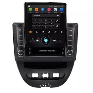 Tesla Android 10 IPS 2.5D voiture <span class=keywords><strong>lecteur</strong></span> DVD pour <span class=keywords><strong>Peugeot</strong></span> 107 citroën C1 Toyota Aygo 2005 - 2014 BT GPS Navigation SWC Carplay - Product Image 3