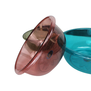 Plastic Wash Basin Plastic Top Quality Bathroom Transparent Thickened Plastic Portable Designer Durable Wash Hand Hair Basin For Washing Clothes