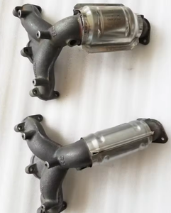 เครื่องฟอกไอเสียเชิงเร่งปฏิกิริยาแบบสามทางชิ้นส่วนไอเสียรถยนต์ประสิทธิภาพสูงสำหรับ Hyundai Santa Fe 2.7T - Product Image 2