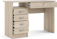 Fourni en usine bureau maison petite Table d'ordinateur étagère de bureau en bois Table en bois de bureau intégrée avec bibliothèque pour étudiant