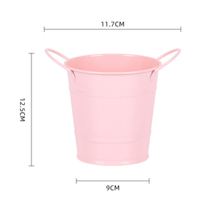 <span class=keywords><strong>Pot</strong></span> <span class=keywords><strong>de</strong></span> fleurs décoratif d'intérieur en fer galvanisé écologique, nouveau style, <span class=keywords><strong>petit</strong></span> seau à fleurs, prix abordable - Product Image 3