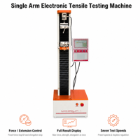 ASTM Single Column Tensile Testing Equipment for Material Strength and Elongation Testing Laboratory