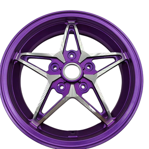 Roues de moto CNC en aluminium pour Vespa - 12*3.0J Avant & Arrière, montage direct |   Adapté aux climats tropicaux et tempérés - Product Image 1