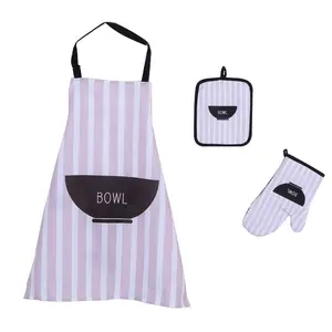 Wholesale Cheap Custom Logo Heat Resistant Potholder Towel and Kitchen Gloves Oven Mitts