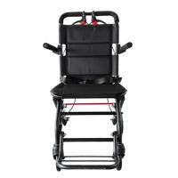 Fauteuil roulant de transport économique en acier, fauteuil roulant pliable pour personnes âgées/adultes, chaise de transfert portable avec freins