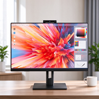 Penjualan Terlaris 2026 PC All in One Lengkung 24 Inci Core i7 RAM 16GB SSD 512GB Komputer Desktop Gaming Monoblock untuk Gamer