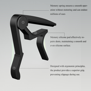 Cejilla acústica <span class=keywords><strong>para</strong></span> <span class=keywords><strong>bajo</strong></span> eléctrico acústico y <span class=keywords><strong>afinador</strong></span> <span class=keywords><strong>de</strong></span> ukelele abrazadera <span class=keywords><strong>de</strong></span> guitarra - Product Image 2