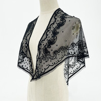 Voile de mariée transfrontalier brodé motif Vierge Marie catholique, accessoires de bandeau pour église et mariage