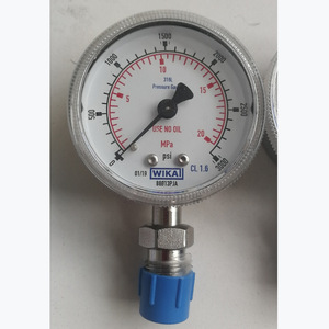 เกจวัดแรงดันแบบอนาล็อก WiKA 230.15 2" 3000psi/MPa สแตนเลสสตีลความบริสุทธิ์สูง - Product Image 5