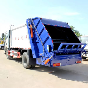 Camión Compactador de Residuos de 12m³ y 14m³ para Recolección y Compresión de Basura, Vehículo para Limpieza Urbana - Product Image 4