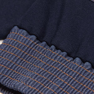 <span class=keywords><strong>Cardigan</strong></span> in Maglia da Donna con Design alla Moda, Patchwork in Denim, Maniche Lunghe, Colletto, Stile Casual e Urbano - Product Image 5