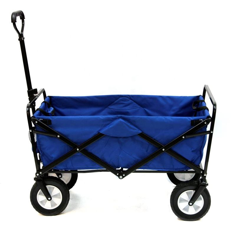 Flexible Push Heavy Duty Garden Wagon Cart Manufacture Folding Camping Wagon