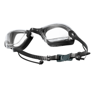 Lunettes <span class=keywords><strong>de</strong></span> natation anti-buée Lunettes <span class=keywords><strong>de</strong></span> natation d'arène professionnelles avec bouchon d'oreille <span class=keywords><strong>de</strong></span> couverture <span class=keywords><strong>de</strong></span> nez pour les sports nautiques adultes - Product Image 1