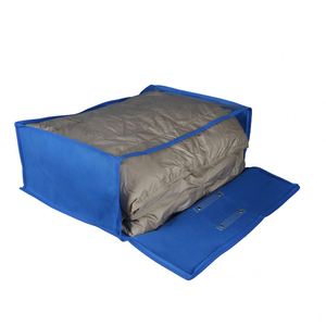 High Quality Large Capacity Anti-Dust Reusable Eco-Friendly Foldable Rolling Type Storage Bag Fabric Duvet Bedding Packaging - Product Image 1