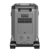 3600W 5kWh LiFePO4 Stasiun Daya Portabel Dengan Roda UPS Generator Tenaga Surya 110V 220V untuk Cadangan Rumah Darurat
