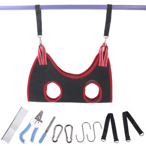 Hunde- und Katzenpflege-Hängematte mit Fixierter Badetasche für Krallenschnitt, Kratzschutz und Trimmen - Product Image 4