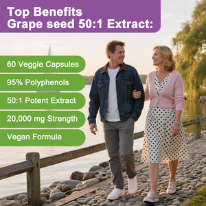 OEM Anti-aging Antioxidanten Supplement Druivenpitextract Capsules Supplementen Druivenpitolie Pillen Beautyproducten - Product Image 3