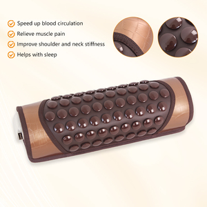 Almohada <span class=keywords><strong>de</strong></span> turmalina infrarroja <span class=keywords><strong>de</strong></span> acupresión FIR para aliviar el <span class=keywords><strong>dolor</strong></span> <span class=keywords><strong>de</strong></span> <span class=keywords><strong>cabeza</strong></span> y cuello y tipo <span class=keywords><strong>de</strong></span> masaje contra el estrés - Product Image 1