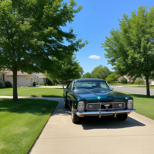 Camiseta clásica con estampado de coche clásico: Nunca subestimes a un anciano con un coche clásico - Product Image 3